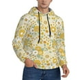 thumbnail image 2 of Fotbe Men's Hoodie with Cute Sunflower Pattern - Kangaroo Pocket Pullover Hooded Sweatshirt, Perfect for Daily Wear, Travel, and Home-Medium, 2 of 7