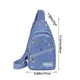 thumbnail image 3 of pstuiky Riñonera cruzada para correr con cinturones ajustables y dos bolsillos con cremallera para mujeres y hombres ideal para entrenar viajar trotar andar en bicicleta y hacer senderismo., 3 of 6