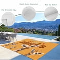 thumbnail image 3 of Giraffe Outdoor Rug for Patio/Deck/Porch, Non-Slip Large Area Rug 3 x 5 Ft, Red Love Heart Rustic Animals Orange Indoor Outdoor Rugs Washable Area Rugs, Reversible Camping Rug Carpet Runner, 3 of 8