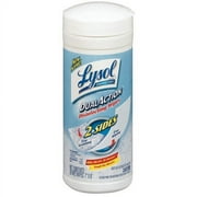 Lysol Dual Action Crisp Linen Disinfecting Wipes, 28 Count