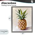 thumbnail image 4 of Stupell Industries Bohemian Pastel Pineapple Tropical Fruit Gray Floating Frame Canvas Art, 17 x 21, by The Prints Vibe, 4 of 8