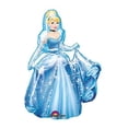 thumbnail image 2 of Disney Cinderella Birthday Party Balloon 48 Inches Foil Balloon Air Walker, 2 of 2