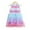 F001, variant on KYAIGUO Kids Toddler Girls Dress Sleeveless Mesh Tutu Dress for 3-7 Years Party Wedding Gown Summer Gradient Color Sundress for Girls