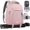 Pink, variant on Camera Backpack for DSLR SLR Mirrorless Cameras - Professional 14 Inch Laptop Compartment Photography Bag with Tripod Holder & Rain Cover for Travel & Hiking,
