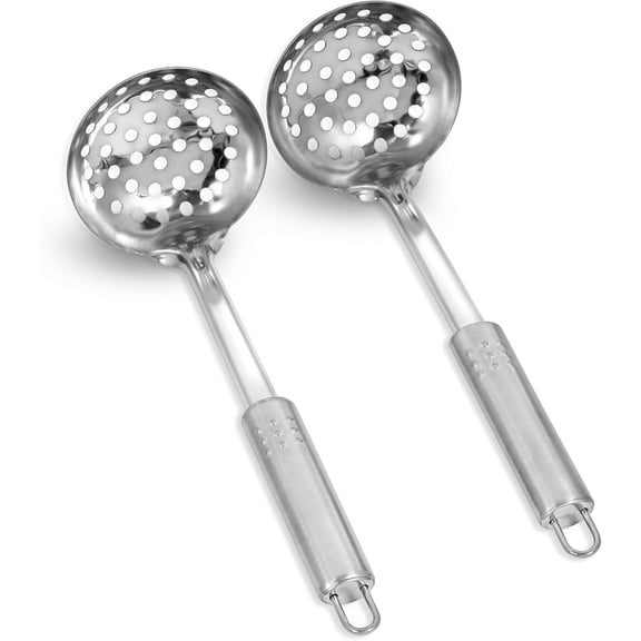 Cooking Utensils Stainless Steel, 2 Pack Bundle