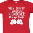 thumbnail image 4 of Inktastic Kickboxing Future Kickboxer Like Daddy Boys or Girls Baby Bodysuit, 4 of 5