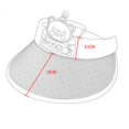 thumbnail image 2 of style1 4 Uds. Sombreros deportivos para niños, gorra de béisbol vacía con visera para correr, sombreros de tenis, 2 of 5