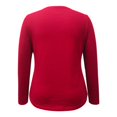 thumbnail image 2 of Playera George Talla 40 Cuello Redondo Manga Larga Corte Plus Rojo, 2 of 4