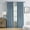 Blue, variant on Light Grey Pinch Pleated Blackout Curtains 90 Inch Long, Accordion Style Thermal Insulated Drapes with Hooks, Back Tab Ceiling Traverse Curtains for Living Room,40x90, 2 Panels