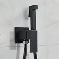 thumbnail image 3 of Bidet Faucet Brass Shower Tap, Washer Mixer Cold Hot Water Mixer Crane Square Shower Sprayer Head Tap Toilet Faucets - Modern Design, 3 of 7