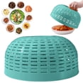 thumbnail image 3 of 10.2 inch Round Food Covers, 2-in-1 Fly Proof Mesh Screen for Indoor Outdoor Dining, Kitchen Sink Strainer for Washing Draining Fruits Vegetables, 1 Pcs, 3 of 5