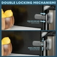 thumbnail image 2 of Todays Kids Child Proof Refrigerator Lock - Easy to Install Child Lock for Fridge, Open Normal Feature - One Hand Operation Freezer Lock, No Tools Needed - Secure Fridge Lock, Wide Application, 2 of 7