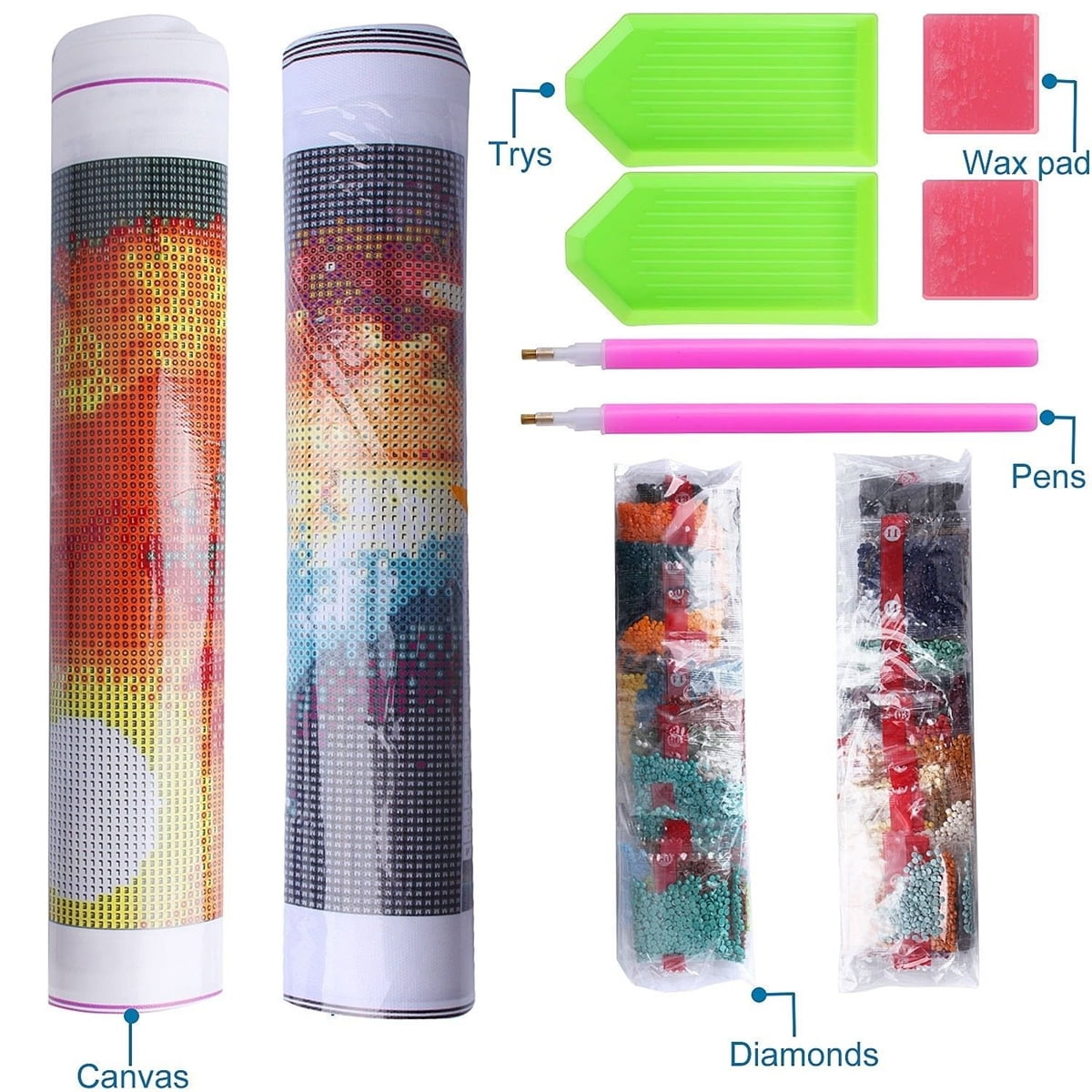 5D Diamond Painting Full Drill Kit Cross Stitch Diamond Set Rhinestone Embroider Indoor