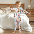thumbnail image 6 of joogoo Guitar Music Notes 2 Piece Long Sleeve Tee and Pants Cotton Pajama Set 3T, 6 of 7