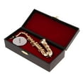 thumbnail image 3 of Modelo de Saxofón 1:12 con Estuche para Decoración de Adornos de Oficina en hogar, 3 of 7