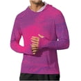 thumbnail image 2 of BRGZLK Long Sleeve Hooded Sun Protection Shirt For Men Shoulder Insert Quick Dry Breathable Lightweight For Summer Outdoor Casual Sports Hiking Fishing Beach, 2 of 6