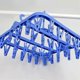 thumbnail image 4 of Sock Drying Rack, Clothes Drying Rack with 32 Clips, Foldable Windproof Sock Drying Rack for Underwe, 4 of 5