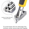 thumbnail image 5 of ABCISI Staple Remover, Heavy Duty Staple Puller, Upholstery Tool with Non-Slip Handle Industrial Staple Remover for Furniture, Floor, Carpet, Carton, Floor (3 Pack, Yellow), 5 of 7