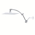 thumbnail image 3 of 1pc Solid Brass 16 Inch Shower Head Extension Arm, Adjustable Height & Angle Flexible Shower Arm Extender with Lock Joints, Universal Connection Stainless Steel Pipe, Chrome, 3 of 9