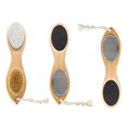 thumbnail image 1 of Foot File Callus Remover-multi Purpose 4 In 1 Feet Pedicure Kit With Foot Care Bristle Brush,pumice Stone,foot Rasp,sand Paper, 1 of 5