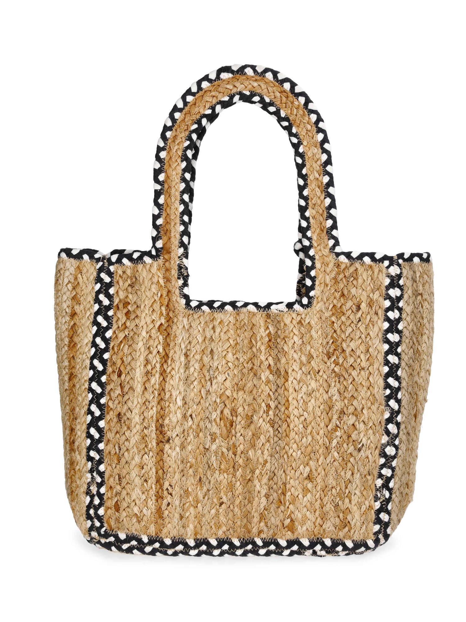 No Boundaries Women's Festival Crochet Icon Tote Bag, Black
