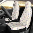 thumbnail image 3 of XMXT 2Pcs Car Seat Cover Decor Protector, Baby Children Cartoon Print Front Seat Covers for Cars SUVs, Universal Fit, 3 of 9