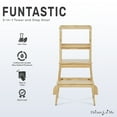 thumbnail image 4 of Dream On Me 2-in-1 Funtastic Tower and Step Stool, Easy to Assemble, Natural, 4 of 7