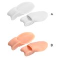 thumbnail image 4 of Ruiboury 2pcs Toe Separators SEBS Toe Spacers Relief Walking Spreaders Foot Correcting Tools, Skin Color, 4 of 7