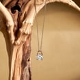 thumbnail image 3 of Lab Diamond Pendant Necklace For Women | 5 Carat IGI Certified Round Shape | Love Lock Solitaire Lab Diamond Pendant In 18K White Gold | FG-VS1-VS2 Quality | Friendly Diamonds, 3 of 6