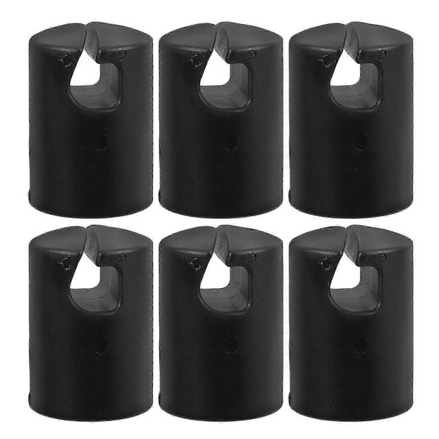 6pcs Trampoline Replacements Enclosure Pole Caps Rod Covers Plastic Trampoline Parts