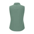 thumbnail image 5 of GERsome Women's Tank Top Deep V Neck Summer Tops Solid Color Loose Fit Sleeveless T Shirts S-2XL, 5 of 6
