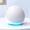 White, variant on 5th Gen Spherical Smart Speaker Compatible with Alexa Dot, RGB LED Lighting Wireless Desktop Subwoofer Portable Base, 3 Colors Available
