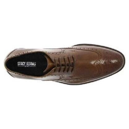 Stacy Adams Men shoes Cognac Garrison Wingtip Leather Oxford  display picture 2