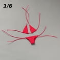 thumbnail image 2 of 1/6 Scale Red Bikini Set for 12 inch Female Action Figure Doll Underwear Clothing Accessories, 2 of 7