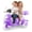 Purple, variant on Pawverly 12V Electric Ride On Motorcycle for Kids, 3-Wheel Toddler Scooter Toy with Bluetooth, MP3 Music, LED Lights, Battery Powered Motorbike for Girls Boys Ages 3-5, Pink