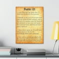 thumbnail image 3 of Scripture Walls Psalm 123 Chapter Gold Bible Canvas Christian Wall Art Ready to Hang Unframed, 3 of 7
