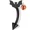 Black, variant on G23 Titanium Rook Earring Halloween Bat Eyebrow Piercing Jewelry Internal Thread Curved Barbell Black Vertical Labret Lip Stud 8mm