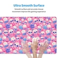 thumbnail image 4 of Salouo Skull Blue Flower Print Large Mouse Pad,Extended Mat Desk Pad, 3mm Thick Mice Pad Desk Mat Big Desk Pad for Work, Game, Office, Home -16 x 29.5in, 4 of 8