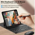 thumbnail image 2 of for Samsung Galaxy Z Fold 7 6 5 4 3 Shockproof Case With Keyboard and Mouse, Portable Bluetooth Keyboard with Leather Case and Capacitive Pen, 4 in 1 Set for Z Fold7 6 5 4 3 Accessories,Black, 2 of 7