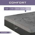 thumbnail image 4 of American Furniture Classics Madison Series CertiPUR-US Certified 12 Inch Twin XL Size Gel Infused Memory Foam Mattress in a box, 4 of 6