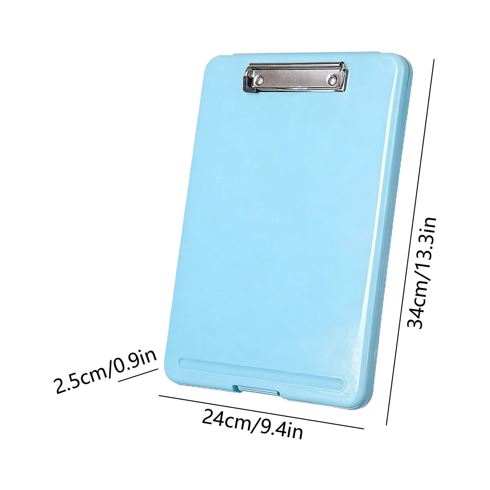 Lunxisen 4 Pcs Clipboard Folder Storage Clipboard Heavy Duty Clipboard For Work Organization Clipboard With Pen Holder(13.4*9.4in)