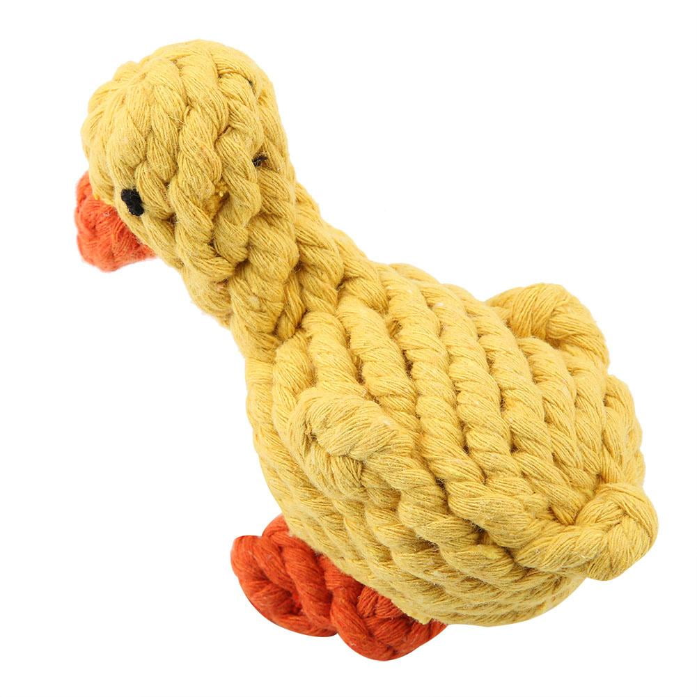 duck rope dog toy