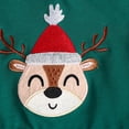 thumbnail image 3 of WIBACKER Christmas Toddler Boys Girls Casual Collared Curved Hem 2 in 1 Pullover Sweatshirts Cotton Plaid Contrast Shirt, 3 of 8