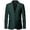 Green, variant on Fgnfyis Blazer for Men Modern Slim Fit Two Button Tailored Business Jacket for Formal Attire Jackets for Men BU1 XXXL