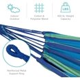 thumbnail image 3 of QCQHDU Single Camping Hammock with Hanging Ropes and Carry Bag, Blue, 3 of 6