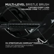 LOreal Paris Voluminous Panorama Smudge Resistant Mascara, Blackest Black