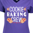 thumbnail image 4 of Inktastic Christmas Cookie Baking Crew with Oven Mitts Women's V-Neck T-Shirt, 4 of 5