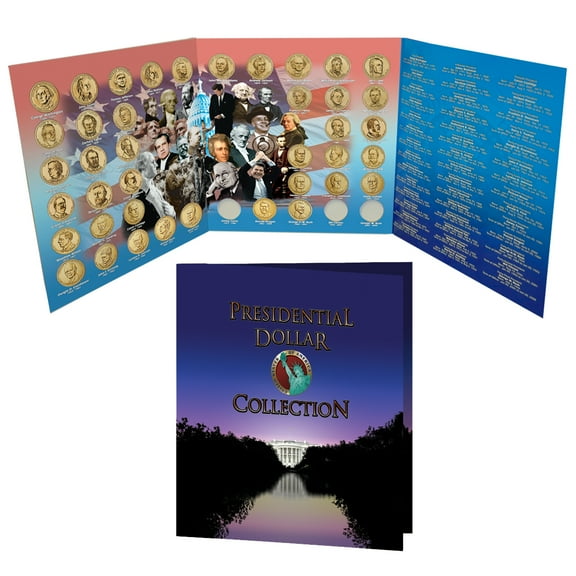 2007 - 2020 Presidential Dollar Set in Folder