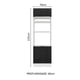 thumbnail image 2 of Alacena de Cocina Madesa Lux 70cm BN, 2 of 5
