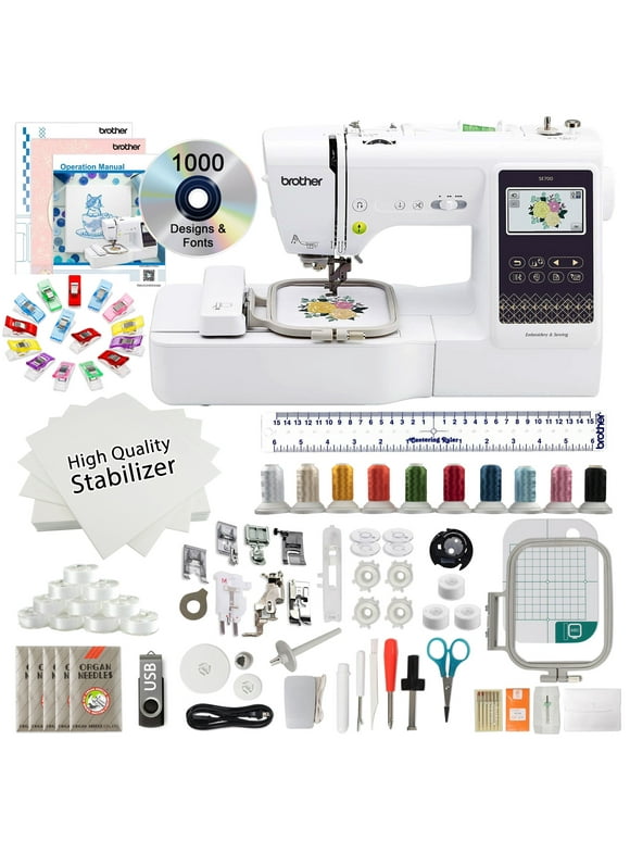 Brother SE700 Sewing and Embroidery Machine with Exclusive Bonus Bundle